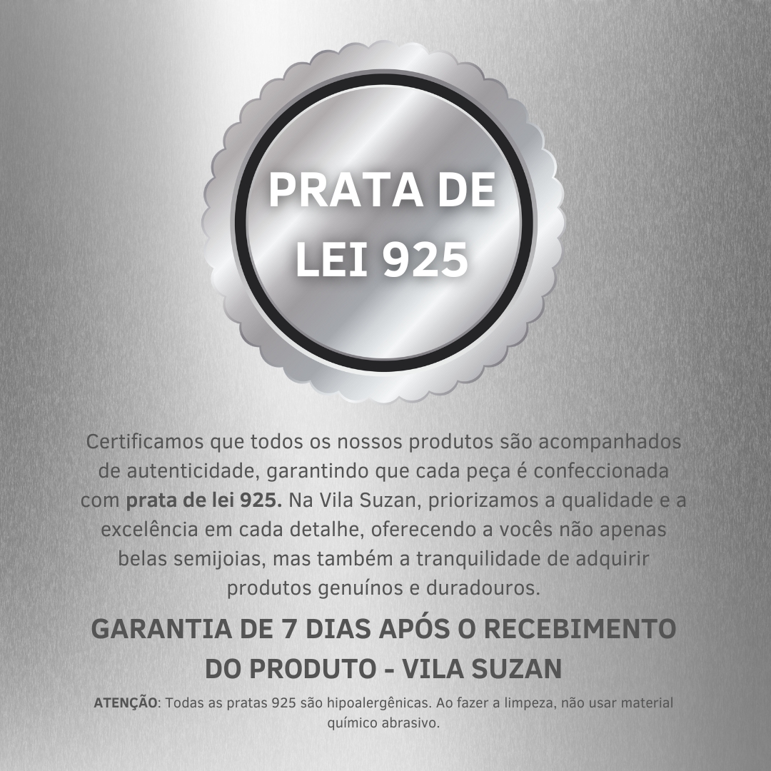 certificado de prata 925 vila suzan